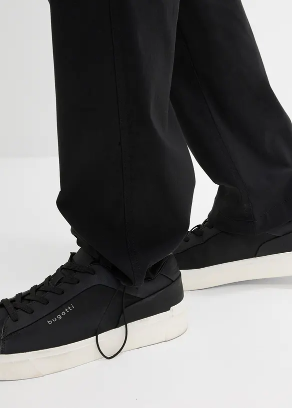 Pantaloni cargo super elasticizzati con tasche zippate regular fit, straight, bonprix