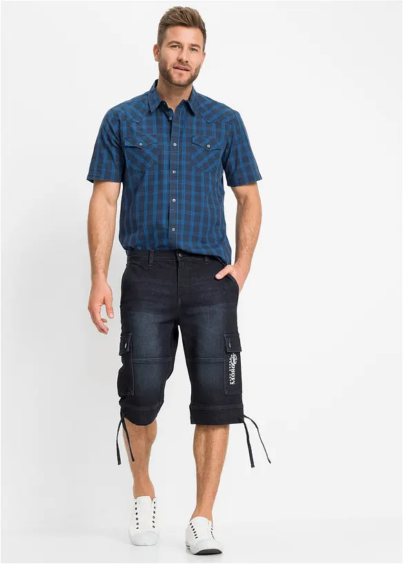 Camicia a maniche corte in puro cotone, bonprix