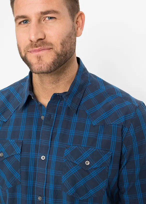 Camicia a maniche corte in puro cotone, bonprix