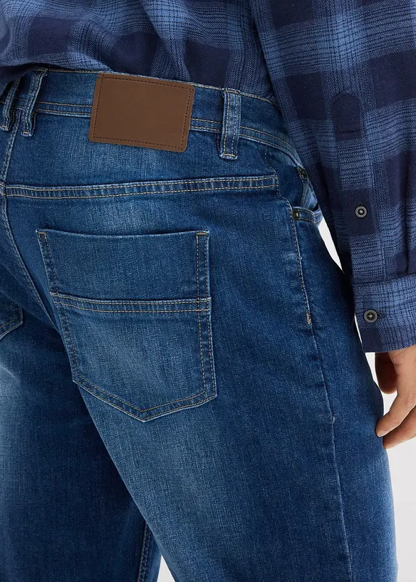 Jeans elasticizzati regular fit, straight, bonprix