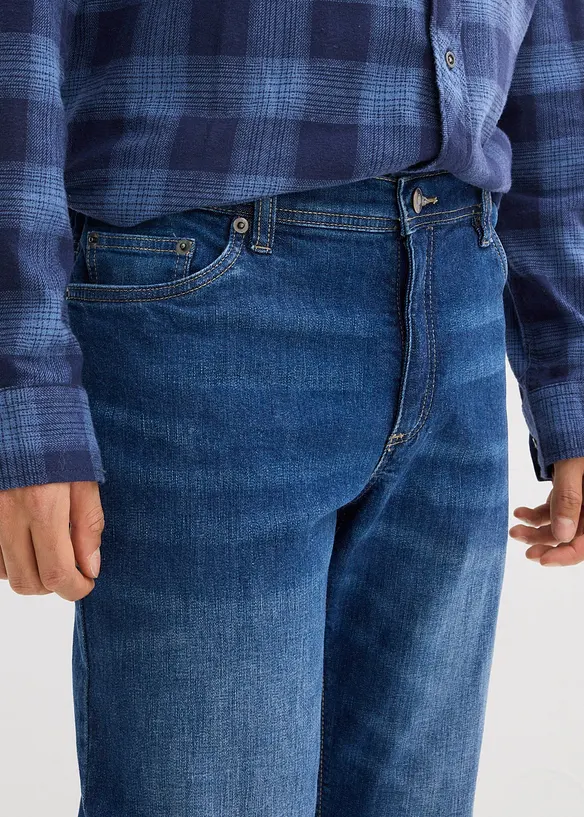 Jeans elasticizzati regular fit, straight, bonprix