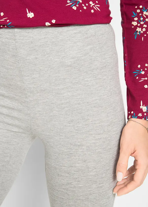 Leggings capri aderenti (pacco da 2), bonprix