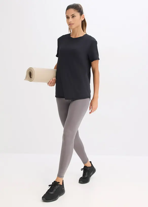 Maglia per sport oversize con effetto strutturato, bonprix