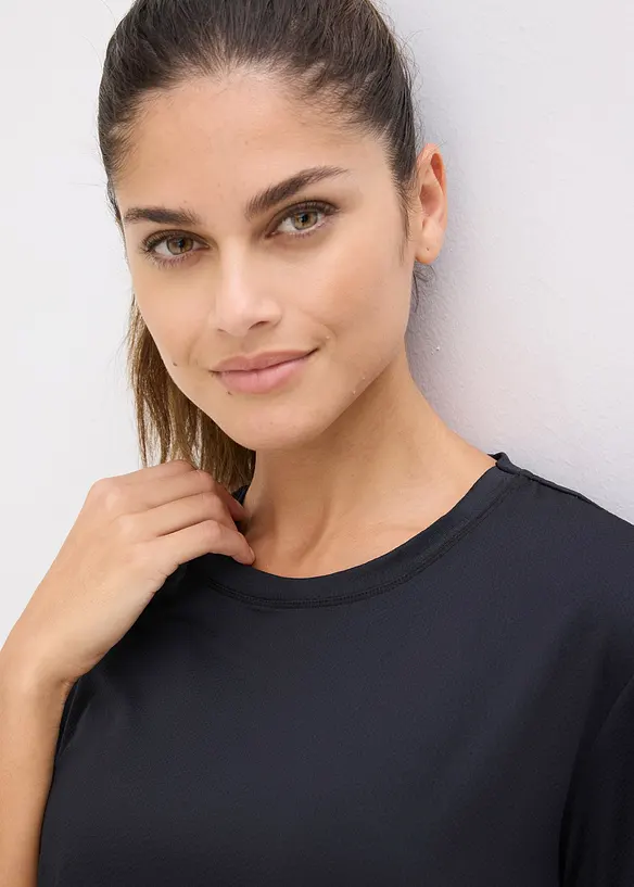 Maglia per sport oversize con effetto strutturato, bonprix