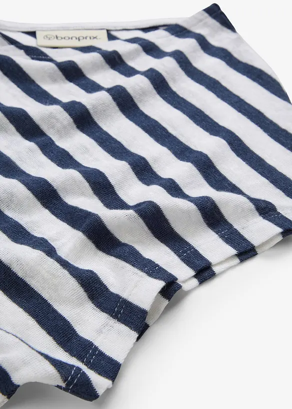 Maglia in puro lino con maniche a pipistrello, bonprix