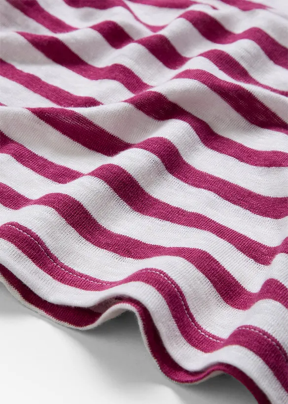 Maglia in puro lino con maniche a pipistrello, bonprix