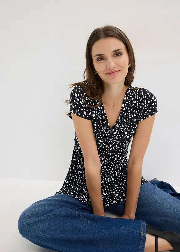 Maglia in misto viscosa, bonprix