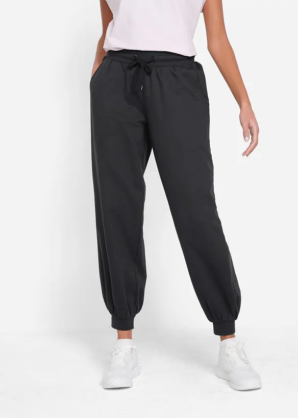 Pantaloni da jogging con elastico in vita, bonprix