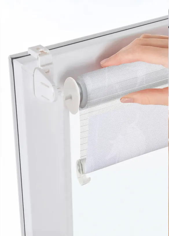 Tenda a rullo doppia in fantasia floreale, bonprix