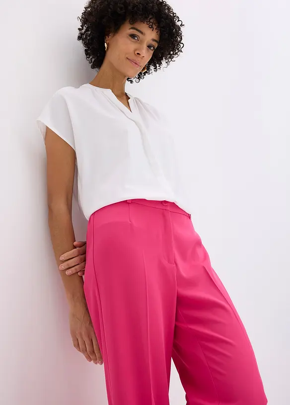 Pantaloni larghi con cinta comoda, bonprix