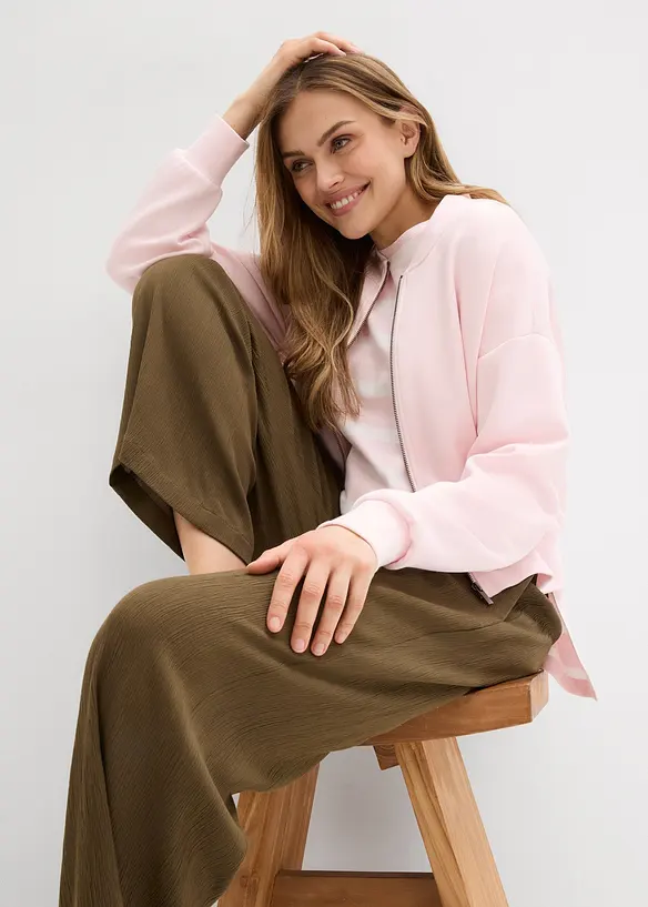 Pantaloni a palazzo in pura viscosa, bonprix