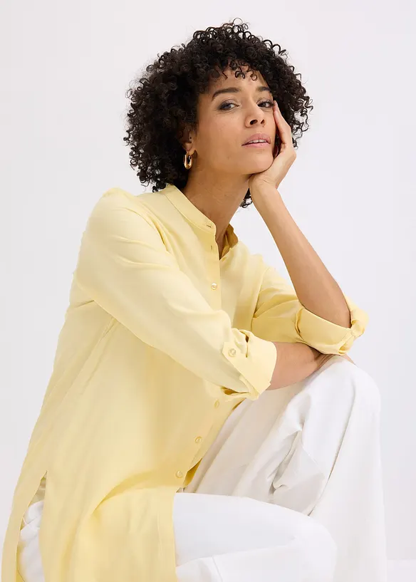 Camicetta lunga in viscosa, bonprix