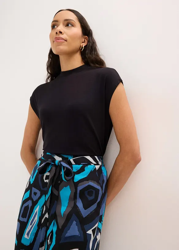 Pantaloni culotte in viscosa fluida, bonprix