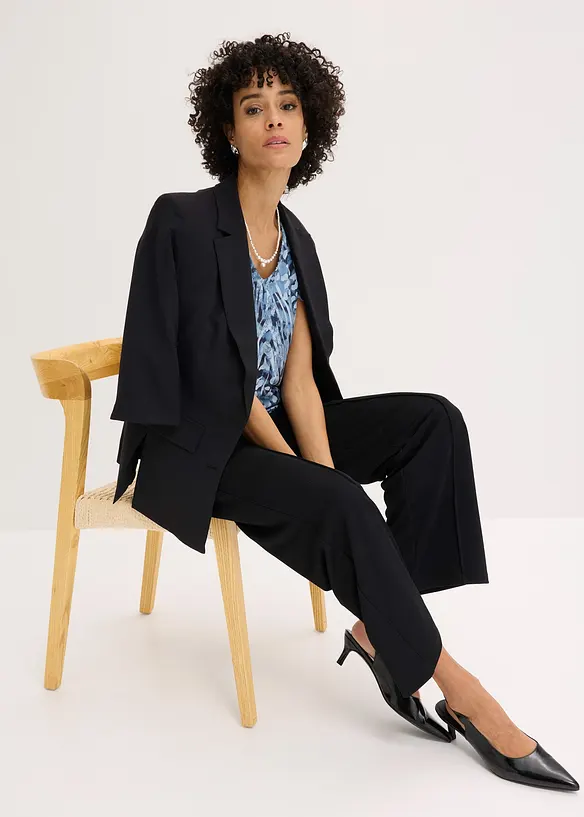 Maglia con fondo elasticizzato, bonprix