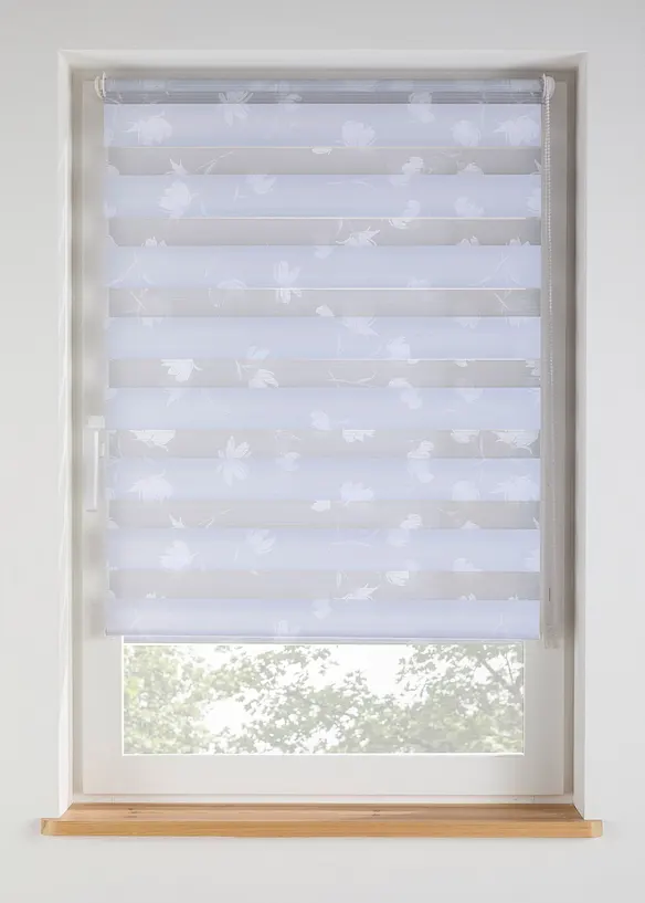 Tenda a rullo doppia in fantasia floreale, bonprix
