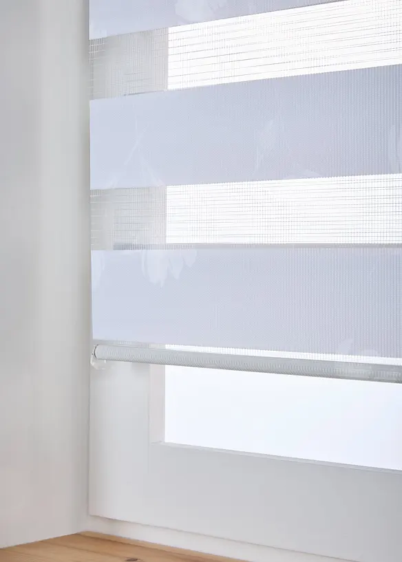 Tenda a rullo doppia in fantasia floreale, bonprix