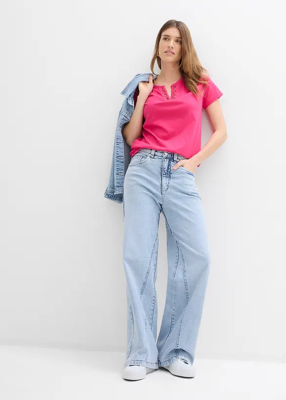 Maglia con scollo particolare, bonprix