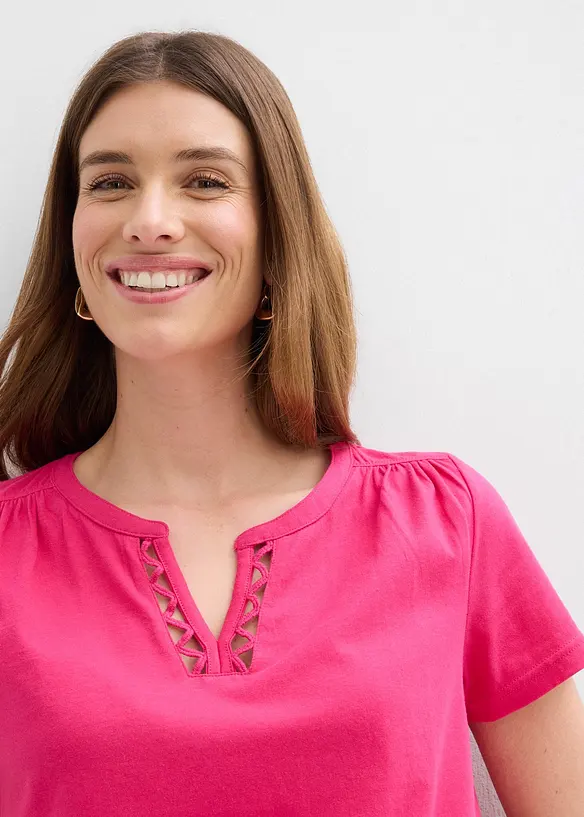 Maglia con scollo particolare, bonprix
