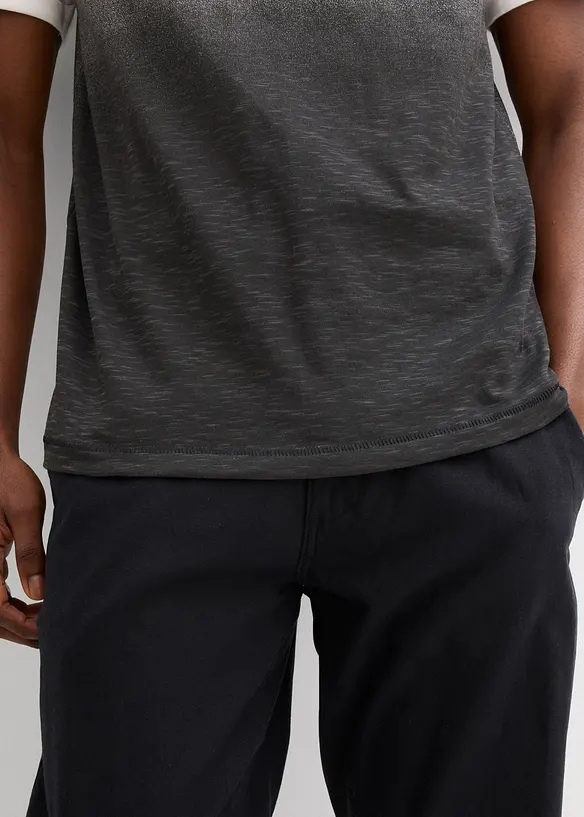 T-shirt in puro cotone, slim fit, bonprix