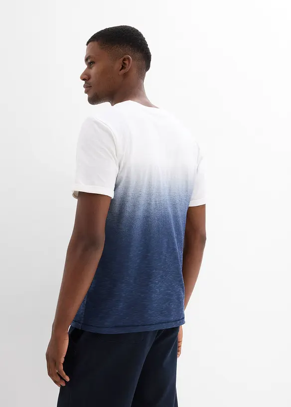 T-shirt in puro cotone, slim fit, bonprix