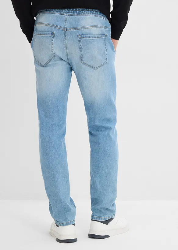 Jeans leggeri con elastico in vita regular fit, straight, bonprix
