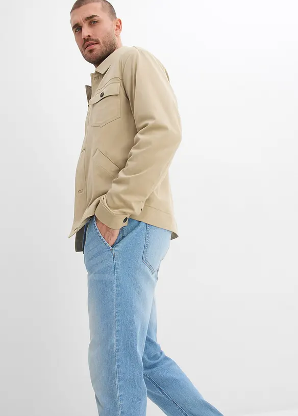 Jeans leggeri con elastico in vita regular fit, straight, bonprix