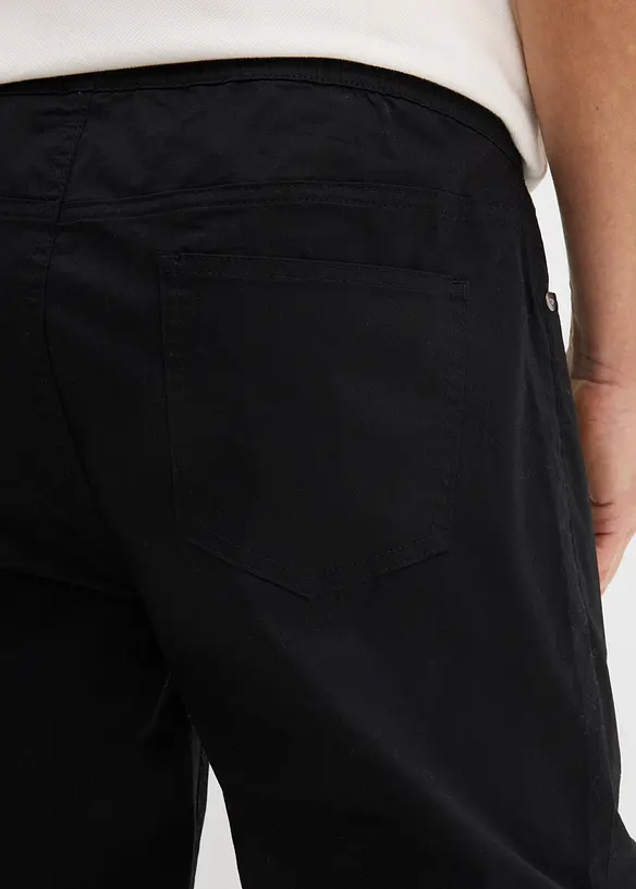Pantaloni elasticizzati con elastico in vita regular fit, straight, bonprix