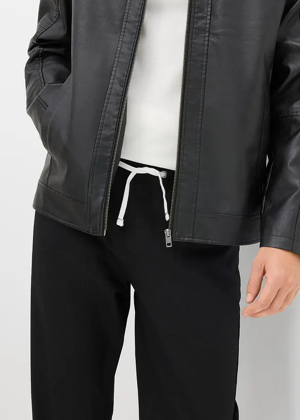 Pantaloni elasticizzati con elastico in vita regular fit, straight, bonprix