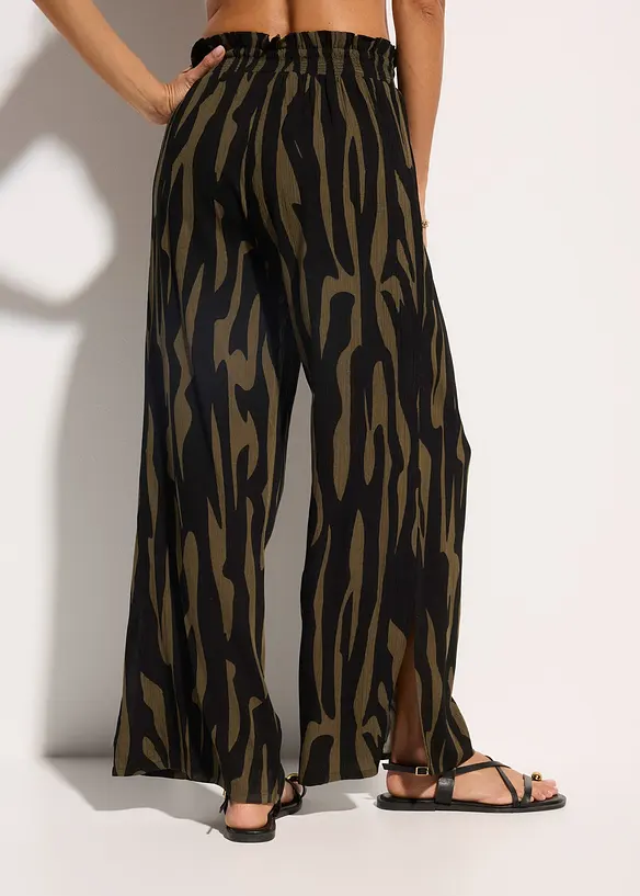 Pantaloni copricostume in viscosa fluente, bonprix