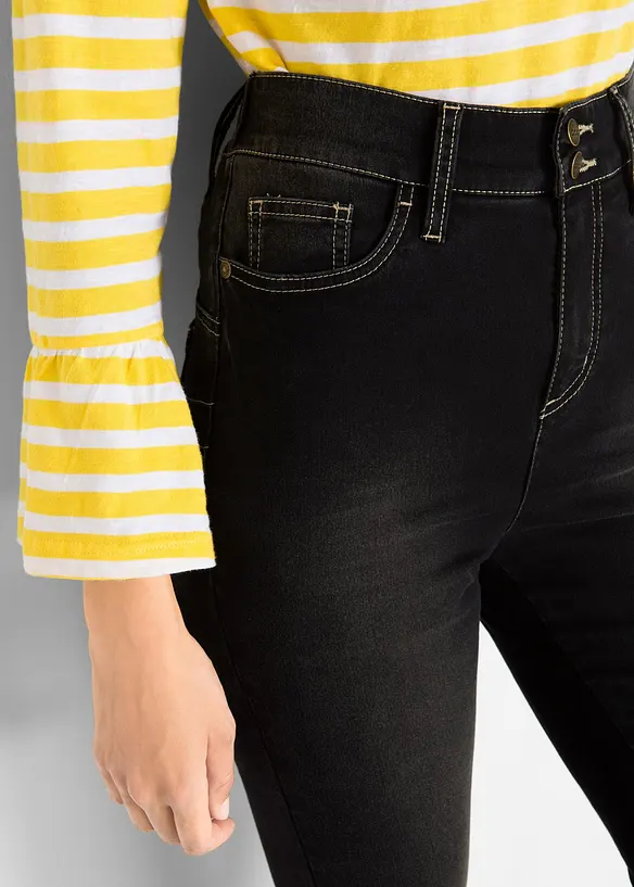 Jeans super elasticizzati slim fit, vita alta, bonprix