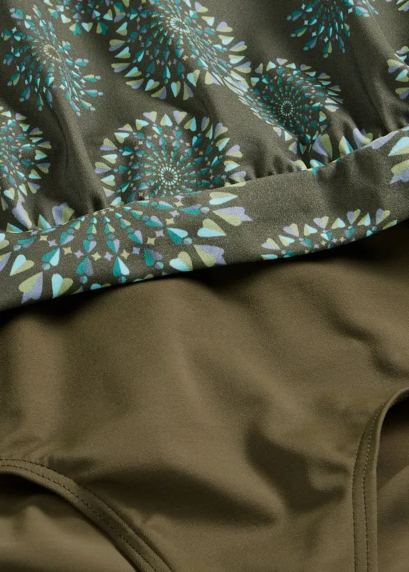 Tankini oversize con spalline larghe (set 2 pezzi), bonprix