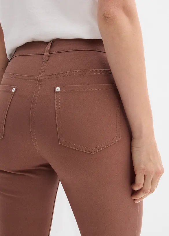 Pantaloni cropped a vita alta, bonprix