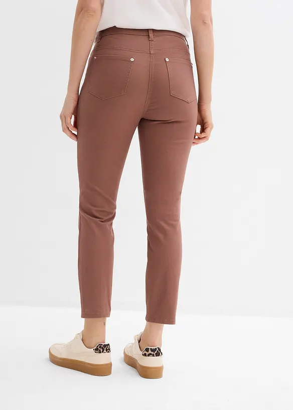 Pantaloni cropped a vita alta, bonprix