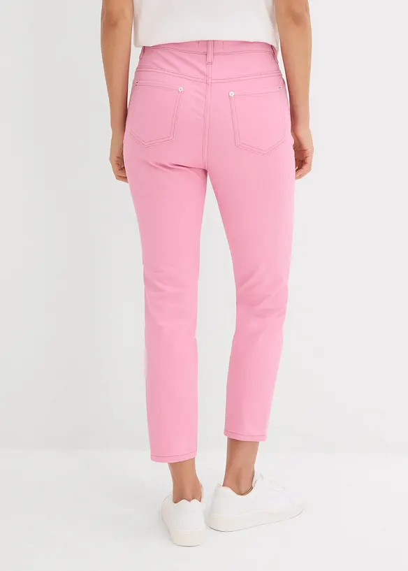 Pantaloni cropped a vita alta, bonprix