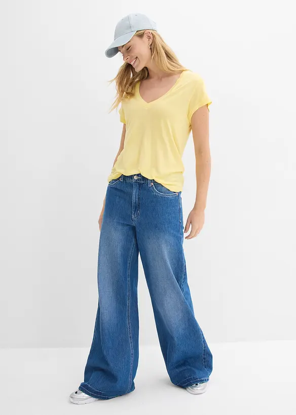 T-shirt in viscosa morbida, bonprix