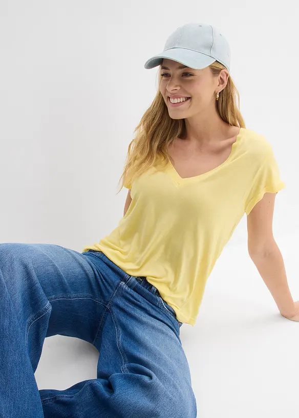 T-shirt in viscosa morbida, bonprix