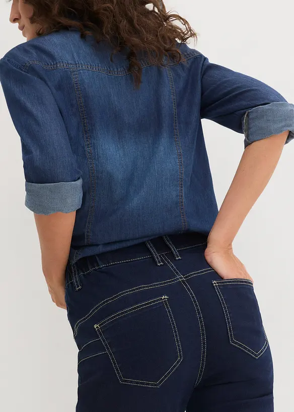 Jeans super elasticizzati slim fit, vita alta, bonprix