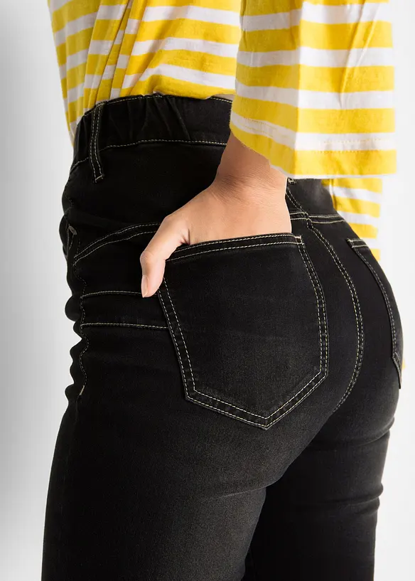 Jeans super elasticizzati slim fit, vita alta, bonprix