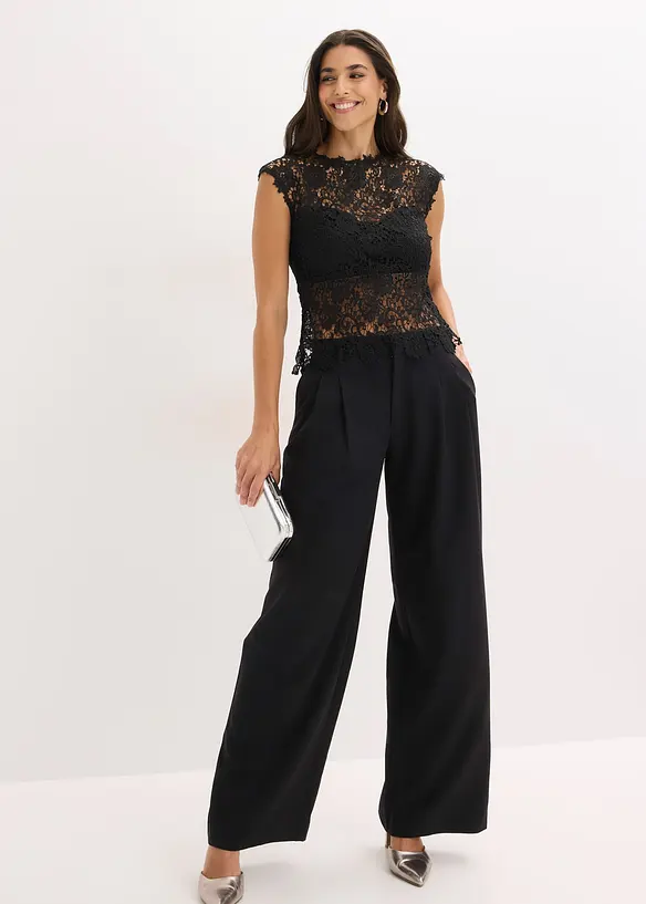 Top in pizzo, bonprix