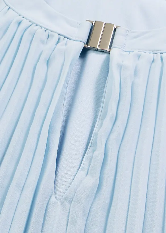 Miniabito plissettato in chiffon fine, bonprix