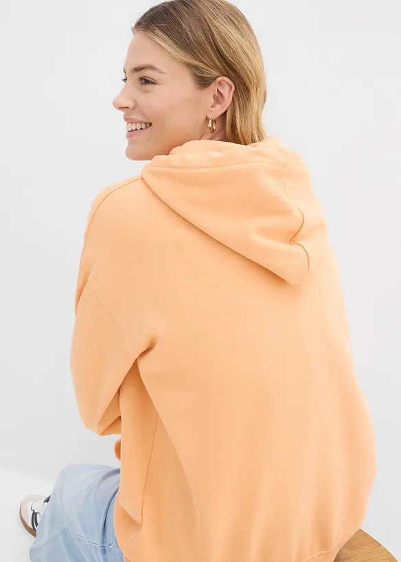 Felpa oversize con cappuccio, bonprix