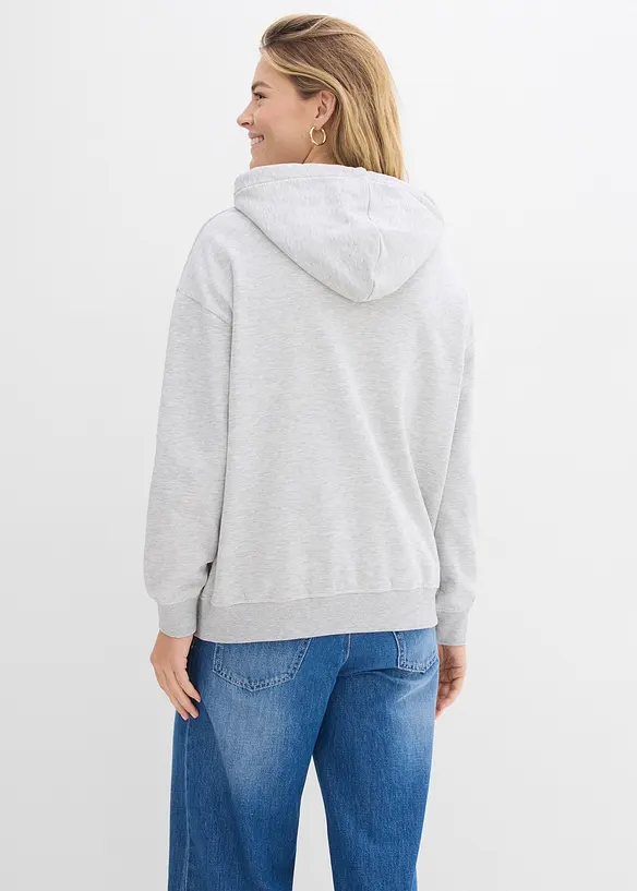 Felpa oversize con cappuccio, bonprix
