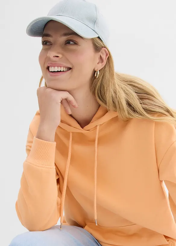 Felpa oversize con cappuccio, bonprix