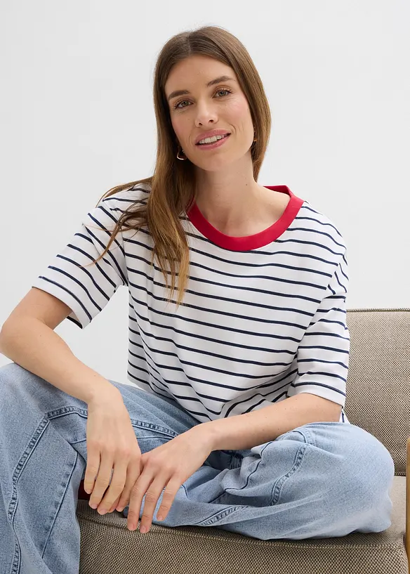 T-shirt in puro cotone biologico, bonprix