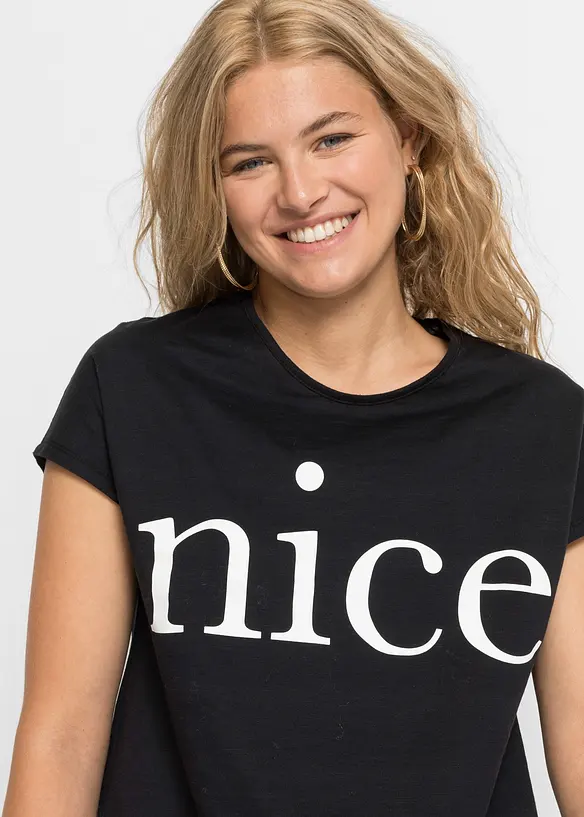 T-shirt in puro cotone biologico, bonprix