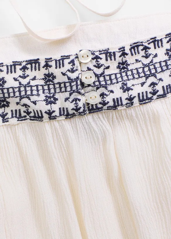 Top con ricami, bonprix