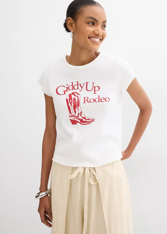 T-shirt in puro cotone biologico, bonprix