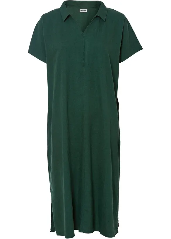 Caftano in misto lino e viscosa leggero, bonprix