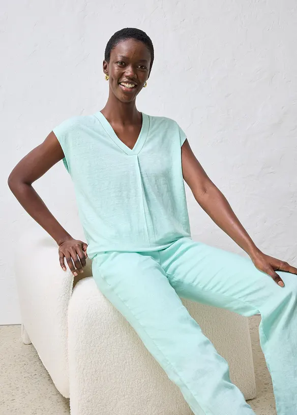 Maglia in puro lino, bonprix