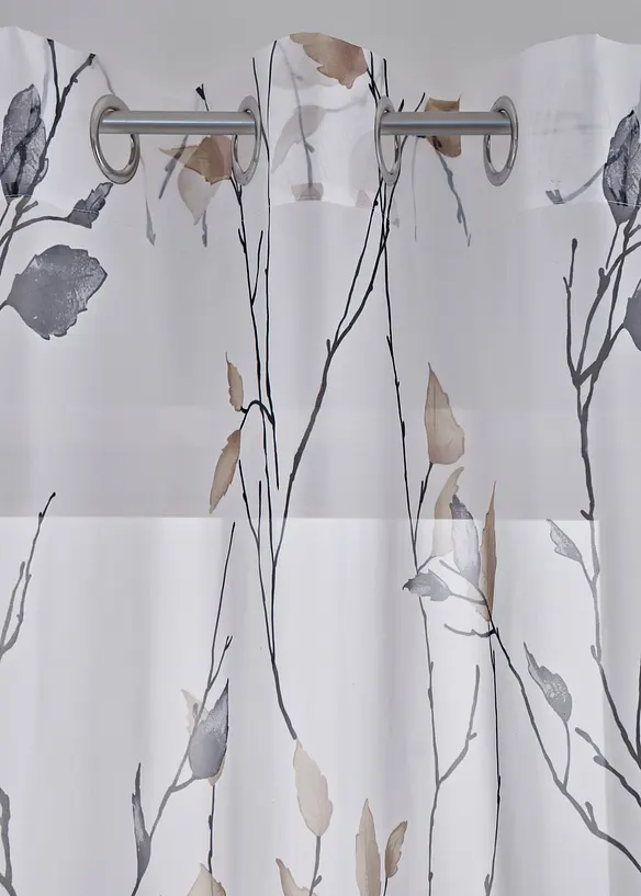 Tenda trasparente in voile leggero, anche extra lunga (pacco da 1), bonprix